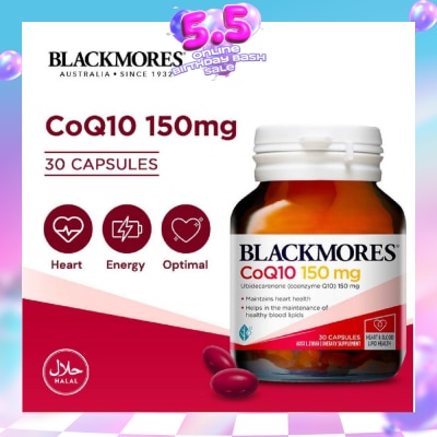 BLACKMORES - CoQ10 150mg Capsules 30s