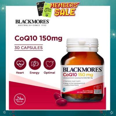 BLACKMORES - CoQ10 150mg Capsules 30s