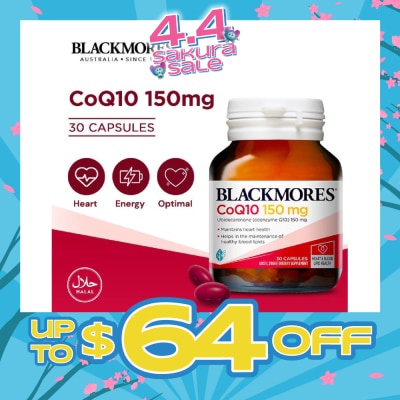BLACKMORES - CoQ10 150mg Capsules 30s