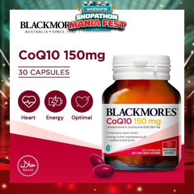 BLACKMORES - CoQ10 150mg Capsules 30s