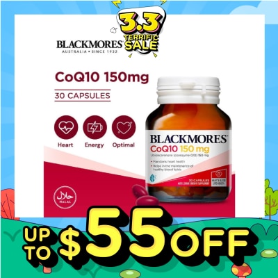 BLACKMORES CoQ10 150mg Capsules 30s
