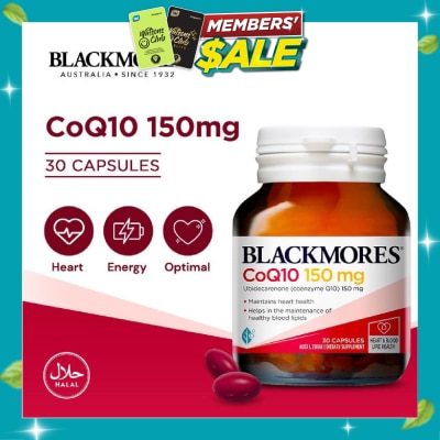 BLACKMORES CoQ10 150mg Capsules 30s image