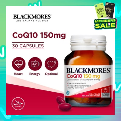 BLACKMORES CoQ10 150mg Capsules 30s
