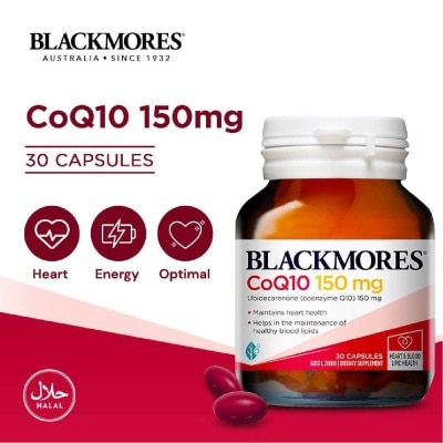 BLACKMORES Blackmores CoQ10 150mg Capsules 30s