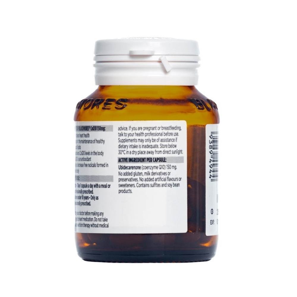 Blackmores CoQ10 150mg Capsules 30s<BR>