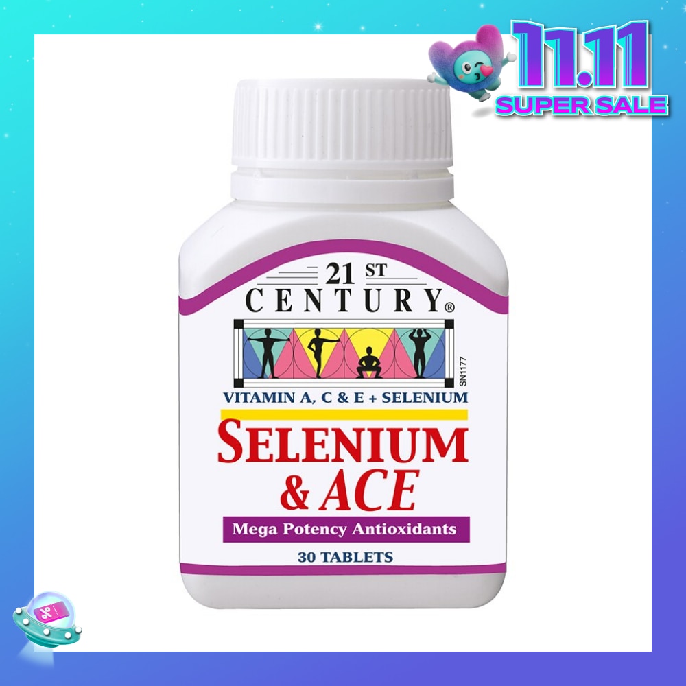 Healthcare Selenium & ACE Mega Potency Antioxidants Tablets (Protect from Free - Radicals) 30s