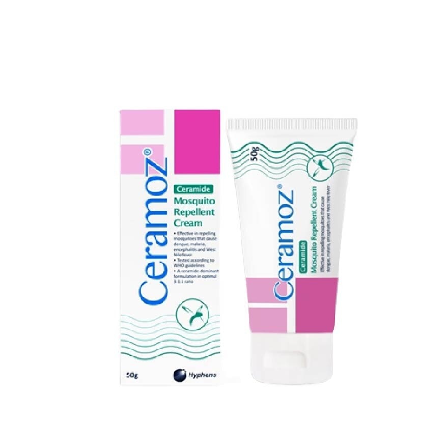 CERAMOZ Mosquito Repellent Cream (Protect & Moisturize + With 10% Deet + 3:1:1 Ceramide-dominant) 50g