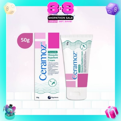 CERADAN - CERAMOZ Mosquito Repellent Cream (Protect & Moisturize + With 10% Deet + 3:1:1 Ceramide-dominant) 50g