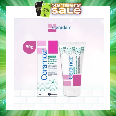 CERADAN - CERAMOZ Mosquito Repellent Cream (Protect & Moisturize + With 10% Deet + 3:1:1 Ceramide-dominant) 50g