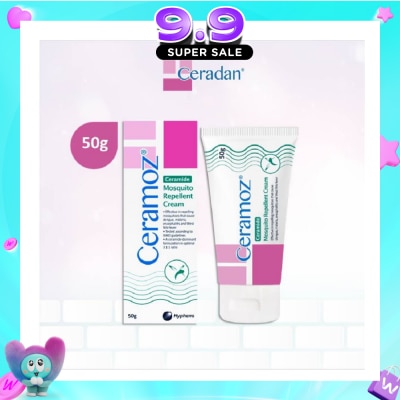 CERADAN - CERAMOZ Mosquito Repellent Cream (Protect & Moisturize + With 10% Deet + 3:1:1 Ceramide-dominant) 50g image