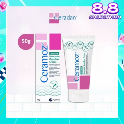 CERADAN CERAMOZ Mosquito Repellent Cream (Protect & Moisturize + With 10% Deet + 3:1:1 Ceramide-dominant) 50g