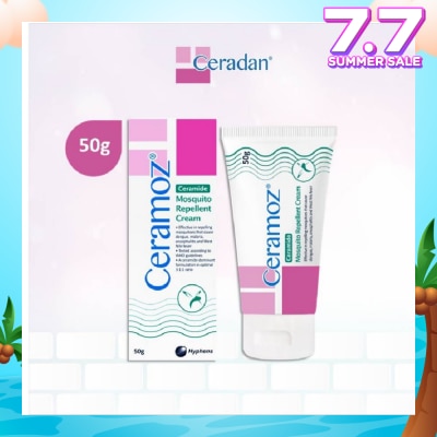 CERADAN CERAMOZ Mosquito Repellent Cream (Protect & Moisturize + With 10% Deet + 3:1:1 Ceramide-dominant) 50g