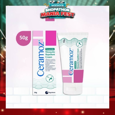 CERADAN - CERAMOZ Mosquito Repellent Cream (Protect & Moisturize + With 10% Deet + 3:1:1 Ceramide-dominant) 50g