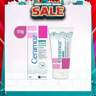CERADAN - CERAMOZ Mosquito Repellent Cream (Protect & Moisturize + With 10% Deet + 3:1:1 Ceramide-dominant) 50g
