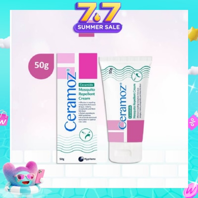 CERADAN - CERAMOZ Mosquito Repellent Cream (Protect & Moisturize + With 10% Deet + 3:1:1 Ceramide-dominant) 50g
