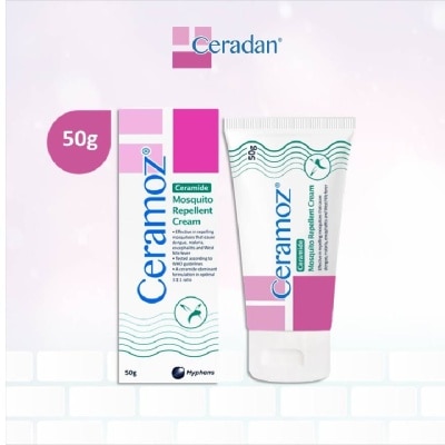 CERADAN CERAMOZ Mosquito Repellent Cream (Protect & Moisturize + With 10% Deet + 3:1:1 Ceramide-dominant) 50g