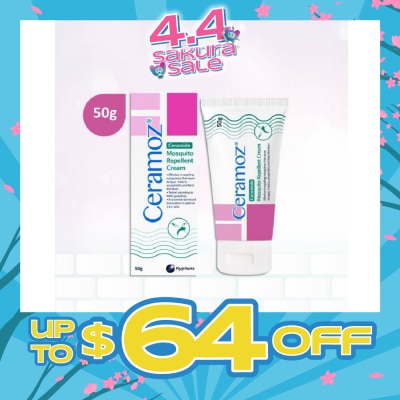 CERADAN - CERAMOZ Mosquito Repellent Cream (Protect & Moisturize + With 10% Deet + 3:1:1 Ceramide-dominant) 50g