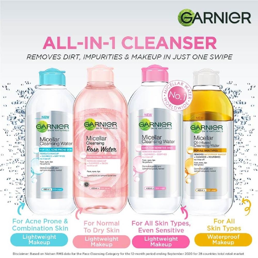 All-in-1 Micellar Cleanser & Makeup Remover (For Dry Skin & Waterproof Makeup) 400ml