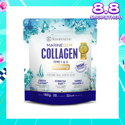 KINOHIMITSU Marine Collagen 5000mg (Ageing) 180g
