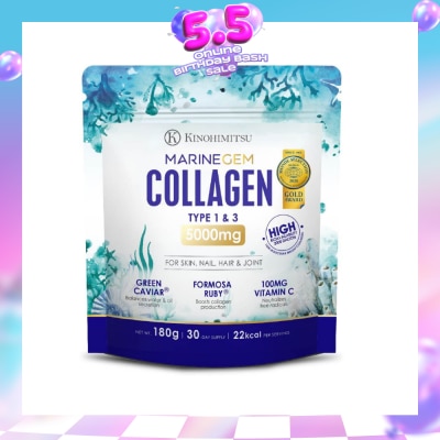 KINOHIMITSU - Marine Collagen 5000mg (Ageing) 180g