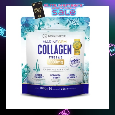 KINOHIMITSU Marine Collagen 5000mg (Ageing) 180g