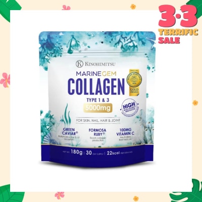 KINOHIMITSU Marine Collagen 5000mg (Ageing) 180g