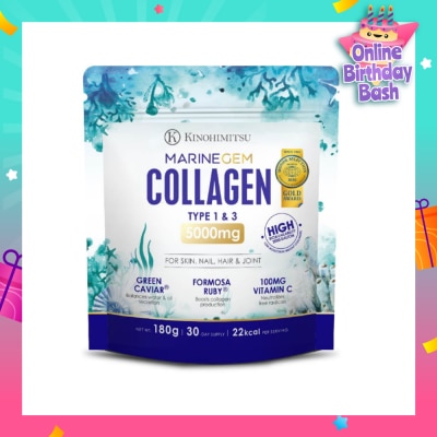 KINOHIMITSU Marine Collagen 5000mg (Ageing) 180g