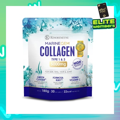 KINOHIMITSU Marine Collagen 5000mg (Ageing) 180g