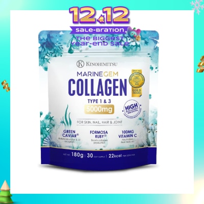 KINOHIMITSU Marine Collagen 5000mg (Ageing) 180g