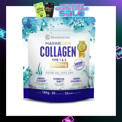 KINOHIMITSU Marine Collagen 5000mg (Ageing) 180g