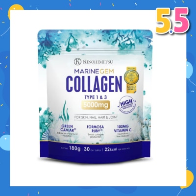 KINOHIMITSU Marine Collagen 5000mg (Ageing) 180g