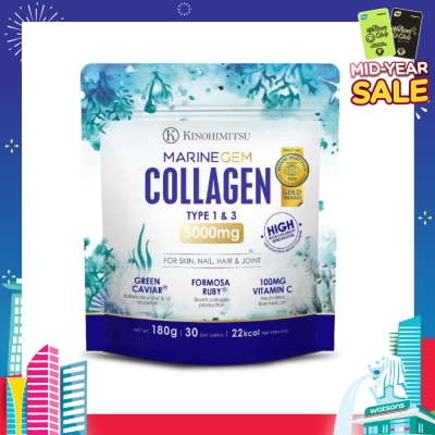 KINOHIMITSU Marine Collagen 5000mg (Ageing) 180g