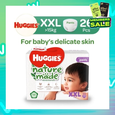 HUGGIES Platinum Naturemade Pants XXL 26s