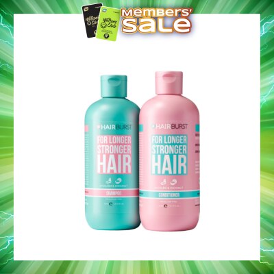HAIRBURST - For Longer Stronger Hair Avocado & Coconut Packset (Shampoo 350ml & Conditioner 350ml) 1s (Expiry: Nov`2026)