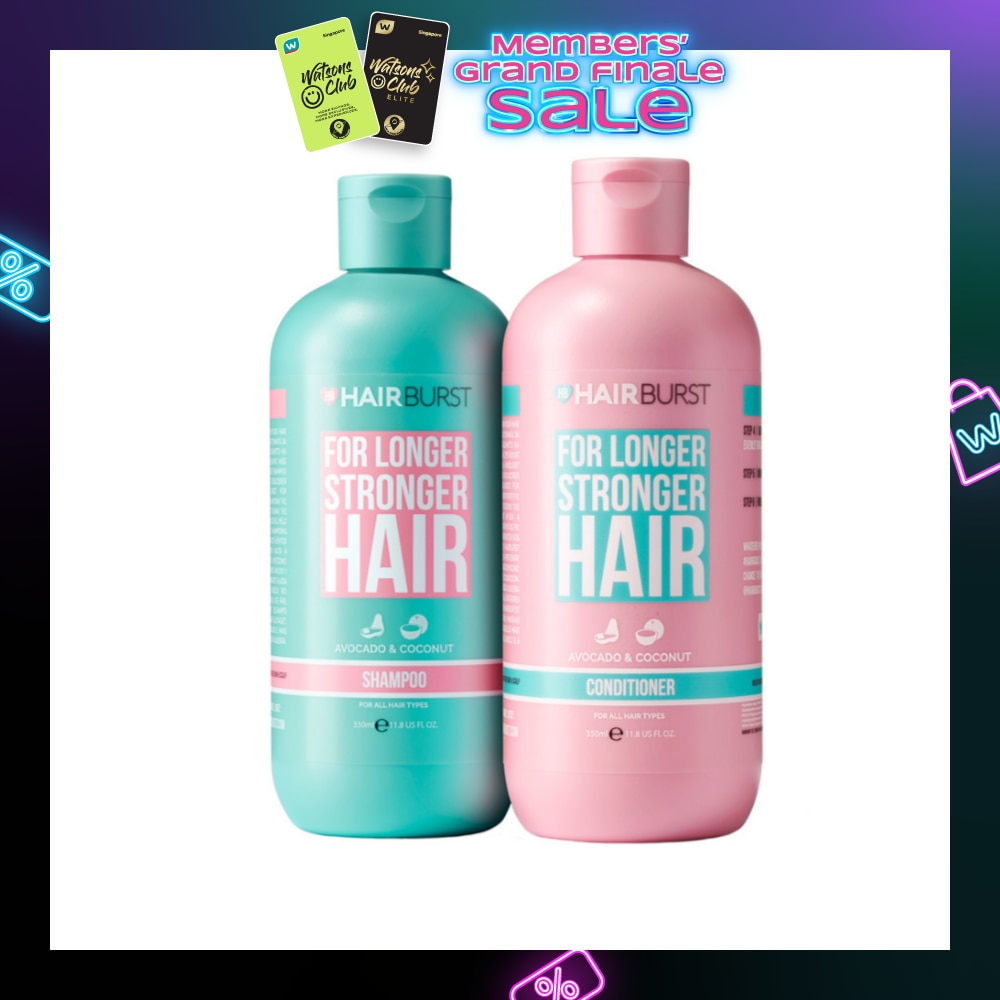 For Longer Stronger Hair Avocado & Coconut Packset (Shampoo 350ml & Conditioner 350ml) 1s