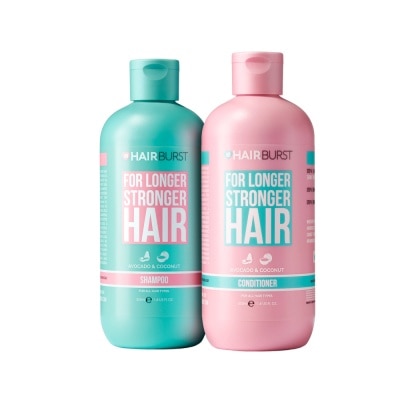 HAIRBURST For Longer Stronger Hair Avocado & Coconut Packset (Shampoo 350ml & Conditioner 350ml) 1s