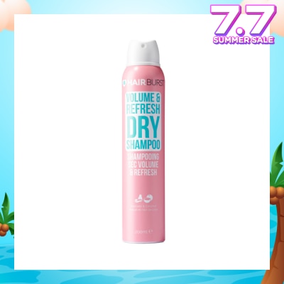 HAIRBURST Volume & Refresh Dry Shampoo Avocado & Coconut (Paraben & Silicone Free) 200ml