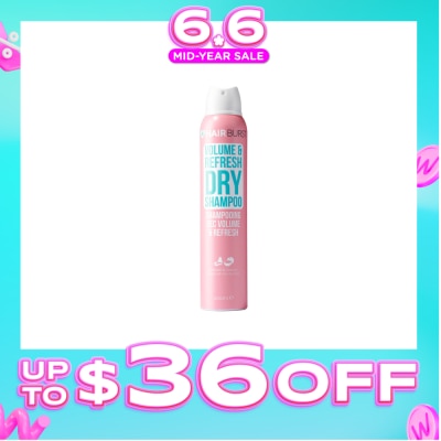 HAIRBURST - Volume & Refresh Dry Shampoo Avocado & Coconut (Paraben & Silicone Free) 200ml (Expiry: Feb`2027)