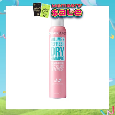 HAIRBURST - Volume & Refresh Dry Shampoo Avocado & Coconut (Paraben & Silicone Free) 200ml