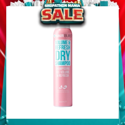 HAIRBURST - Volume & Refresh Dry Shampoo Avocado & Coconut (Paraben & Silicone Free) 200ml (Expiry: Feb`2027)