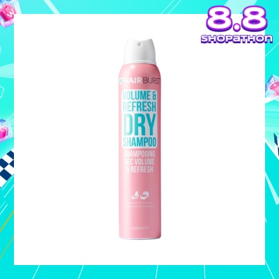 HAIRBURST Volume & Refresh Dry Shampoo Avocado & Coconut (Paraben & Silicone Free) 200ml