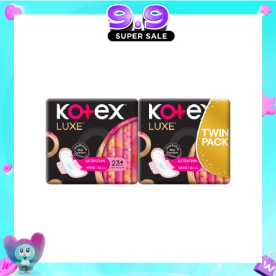 KOTEX - Luxe Ultra Thin Wing 23cm Twin Pack 16s x 2 image