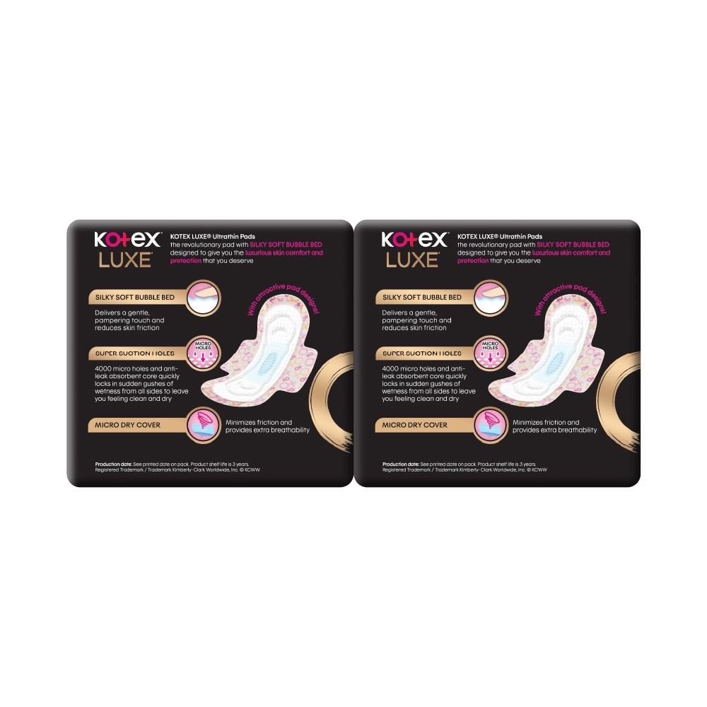 Luxe Ultra Thin Wing 23cm Twin Pack 16s x 2