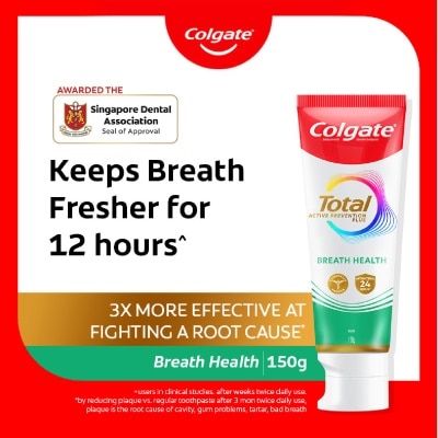 COLGATE Total Active Prevention Plus Breath Health 150g image