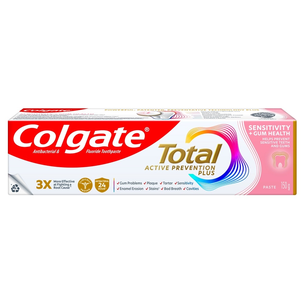 Total Active Prevention Plus Sensitivity + Gum Health 150g