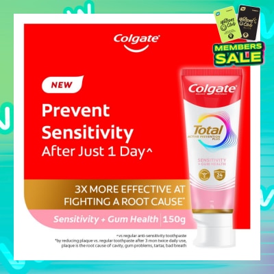 COLGATE Total Active Prevention Plus Sensitivity + Gum Health 150g