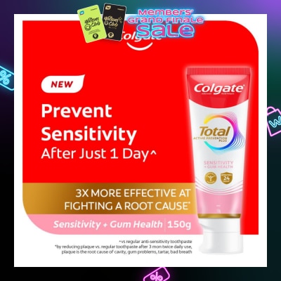 COLGATE Total Active Prevention Plus Sensitivity + Gum Health 150g
