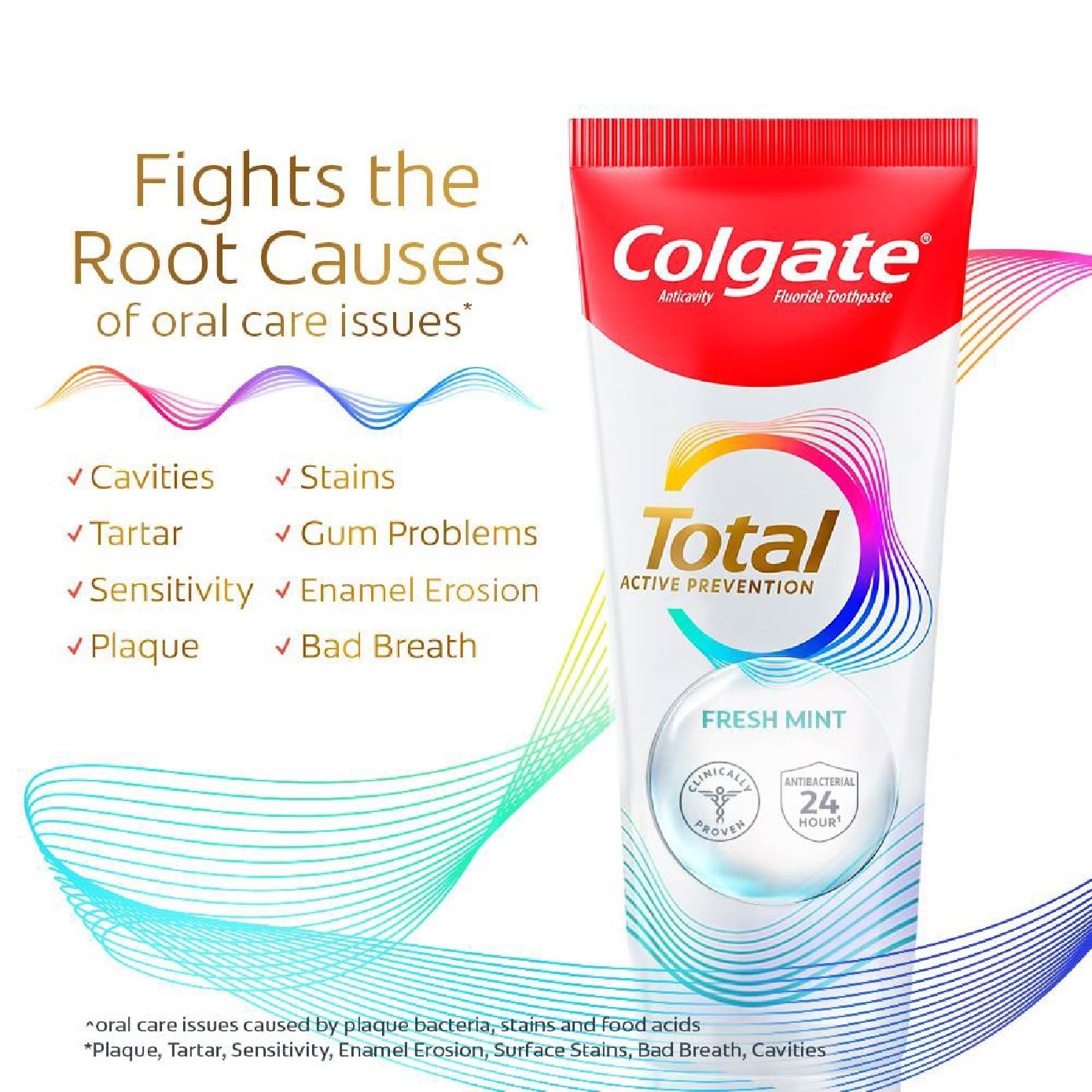 Total Fresh Mint Toothpaste 150g x 2s