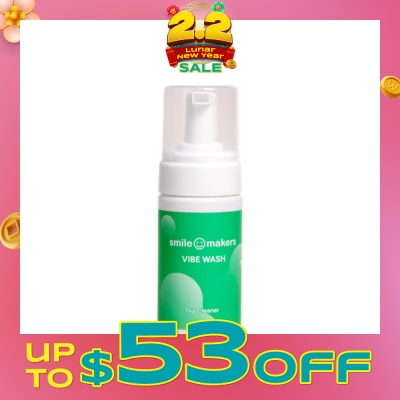 SMILE MAKERS Vibe Wash Toy Cleaner 100ml (Expiry: Nov`2026)