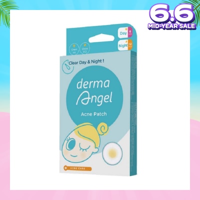 DERMA ANGEL Acne Patch Mix (6 Day + 12 Night) 18s